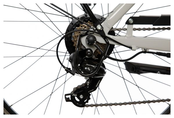 Vélo de Ville Électrique Bicyklet Louison Shimano Tourney 6V 400 Wh 700 mm Gris