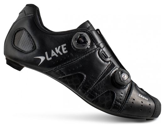 Lake CX241-X Road Shoes Black / Silver Large Version