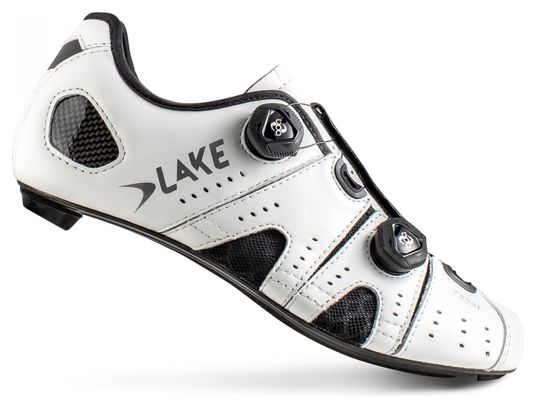 Lake CX241-X Road Shoes White / Black Wide Version