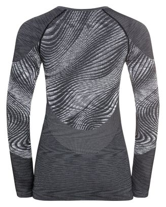 Odlo Blackcomb Eco Women's Long Sleeve Jersey Black Gray