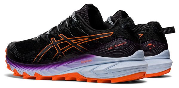 Asics Gel Trabuco 10 Running Shoes Black Orange Women's
