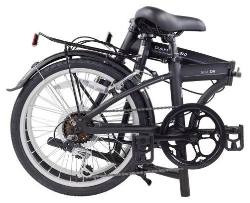 Bicicleta plegable Dahon SUV D6 Variegated 6V 20 &#39;&#39; Negro