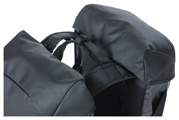 Basil Miles Tarpaulin 34L Luggage Carrier Bags Black