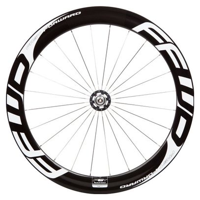 Front Wheel Fast Forward Track F6T Carbon Tubular White
