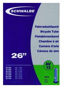 Schwalbe Tube AV13 26x1,5 / 2,4 Schrader