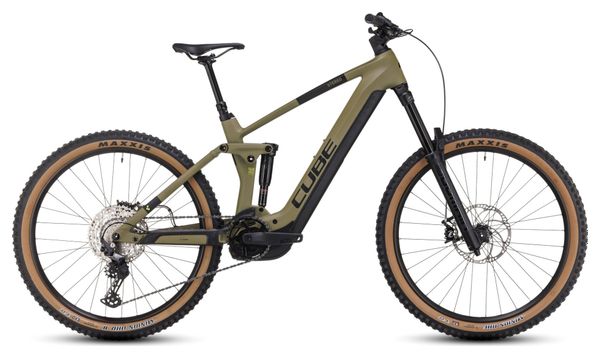 Cube Stereo Hybrid 160 HPC Race 750 27.5 Electric Full Suspension MTB Shimano Deore 12S 750 Wh 27.5'' Verde Oliva 2023