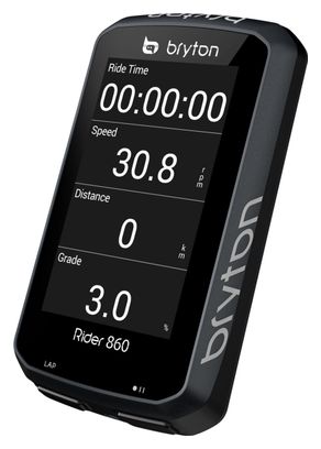 Compteur GPS Bryton Rider 860T + Ceinture Cardio/Capteur Cadence