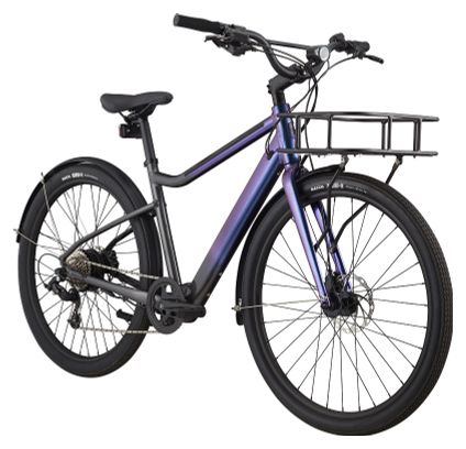 Cannondale Treadwell Neo 2 EQ MicroSHIFT 8S 250Wh 650b Electric City Bike Purple Haze 2023