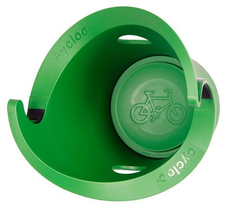 Support Vélo Mural Cycloc Solo Vert