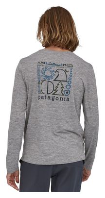 Patagonia Cap Cool Daily Graphic Langarmshirt Grau