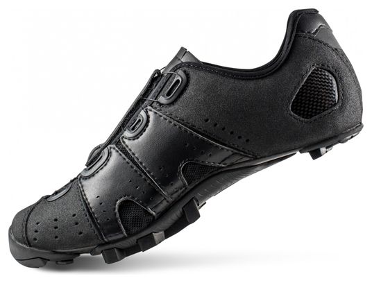 Chaussures VTT Lake MX241-X Noir/Argent Version Large