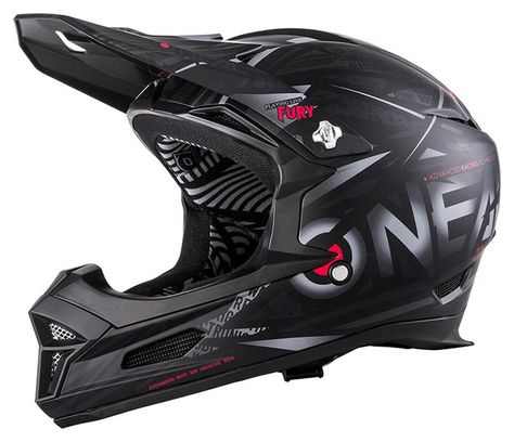 Casque Intégral O'Neal Fury Rl Synthy Noir / Rouge 
