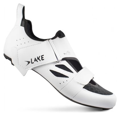 Zapatillas de triatlón Lake TX223-X AIR Blanco / Negro Versión grande