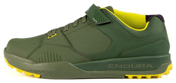 Chaussures Pédales automatiques Endura MT500 Burner Vert