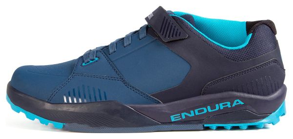 Endura MT500 Burner Navy Blue Flat Pedal Shoes