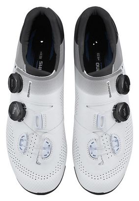 Pair of Shimano RC702 Road Shoes White