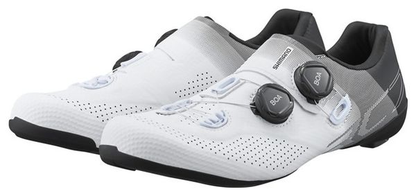 Pair of Shimano RC702 Road Shoes White