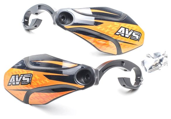 AVS Handguards Orange / Black Graphic Kit