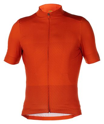 Maillot Manches Courtes Mavic Cosmic Graphic Rouge