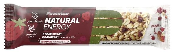 Barre Energétique Powerbar Natural Energy Cereal 40gr Fraise Cranberry