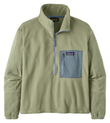 Patagonia Microdini 1/2 Zip Damen Fleece Sweatshirt Grün