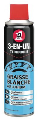 3EN1 Graisse Blanche Lithium 250ml