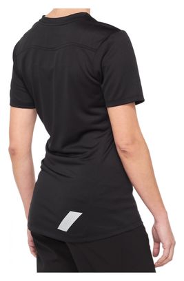 100% Ridecamp Women&#39;s Short Sleeve Jersey Black / Gray
