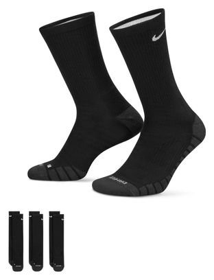 Chaussettes (x3) Unisexe Nike Everyday Max Cushion Crew (3 Paires) Noir