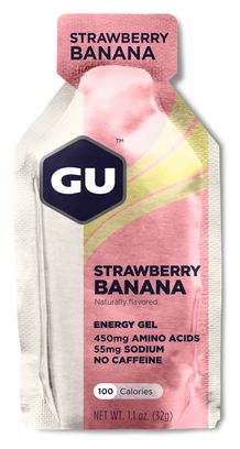 GU Gel Energético Fresa Plátano 32g