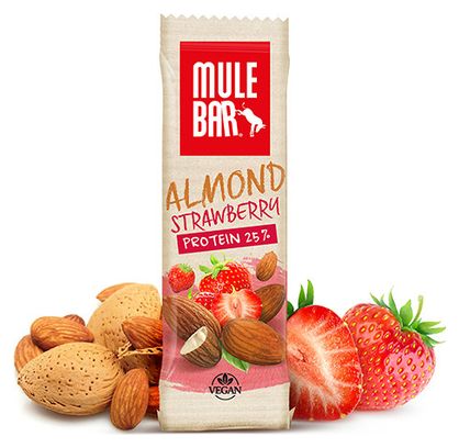 MuleBar Vegan Protein Bar Almond Strawberry 40 g