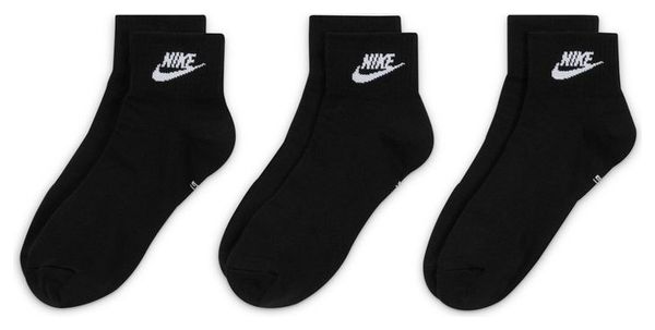 Nike Sportswear Everyday Essential Socks Black White