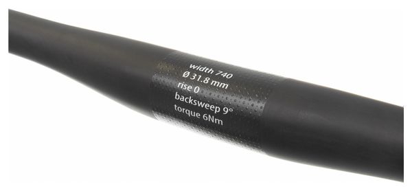 Ordentlicher Kohlenstoffsauerstoff 740 mm 31.8 mm Flacher Kleiderbügel Schwarz / Rot
