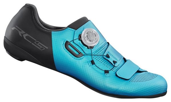 Pair of Shimano RC502 Women&#39;s Road Shoes Turquoise Blue