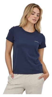 Patagonia P-6 Mission Organic Women's T-Shirt Blau