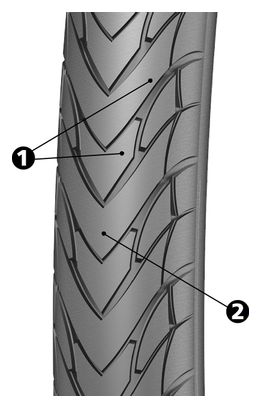 Michelin Protek Max 26 Urban Tire Tubetype Wire Protek Max E-Bike Ready