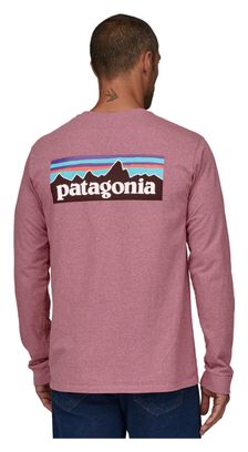 Patagonia P-6 Logo Responsibili-Tee Langarmshirt Pink