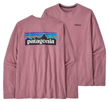 Patagonia P-6 Logo Responsibili-Tee Langarmshirt Pink