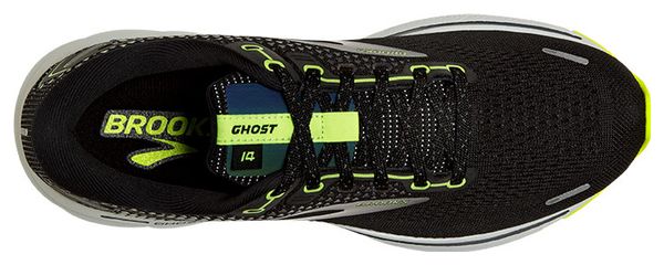 Brooks Ghost 14 Run Visible Running Shoes Black Yellow
