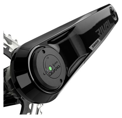 Pédalier Quarq Capteur de Puissance Sram Rival AXS DUB 48-35 Dents 2x12V (sans boitier) Noir