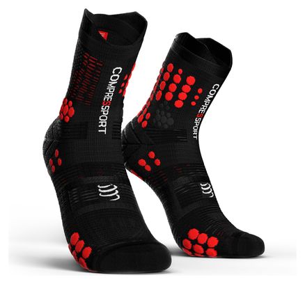 Compressport V3.0 Trail Smart Socks High Cut Black / Red