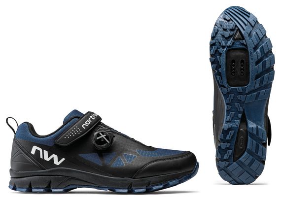 Northwave Corsair MTB Shoes Black/Deep Blue