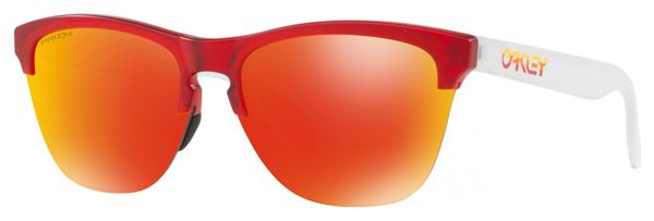 Lunettes Oakley Frogskins Lite Grips Collection Matte Translucent Red - Prizm Ruby OO9374-0663