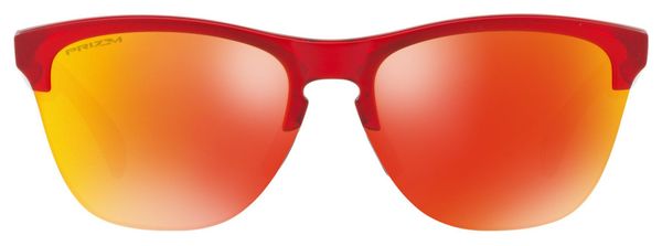 Lunettes Oakley Frogskins Lite Grips Collection Matte Translucent Red - Prizm Ruby OO9374-0663