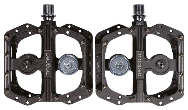 Pair of Magped Enduro 2 Magnetic Pedals (200N Magnet) Black