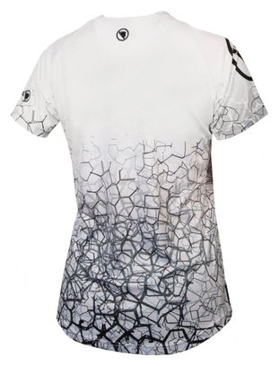 Women's Endura SingleTrack White Print T-Shirt