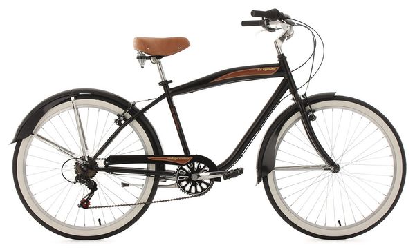 Beachcruiser 26'' Vintage noir TC 46 cm KS Cycling