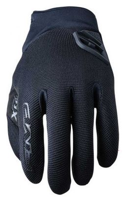 Pair of Long Five XR-Trail Gel Gloves Black