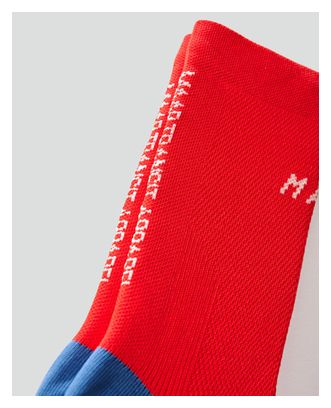 MAAP Tempo Flame Socks Red/Gray