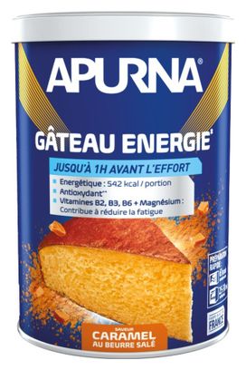 APURNA Gâteau Energétique Caramel Beurre Salé 400g (3 portions)