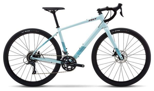 Felt Broam 60 Gravel Bike Shimano Claris 8S 700 mm Blu Uovo d'Anatra 2021